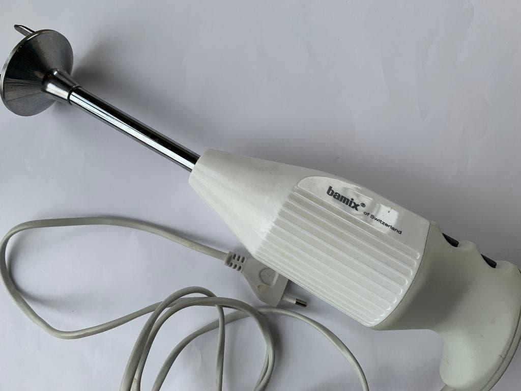 Bamix keukenmixer met toebehoren en gebruiksaanwijzing, Ophalen of Verzenden, Gebruikt, 2 snelheden
