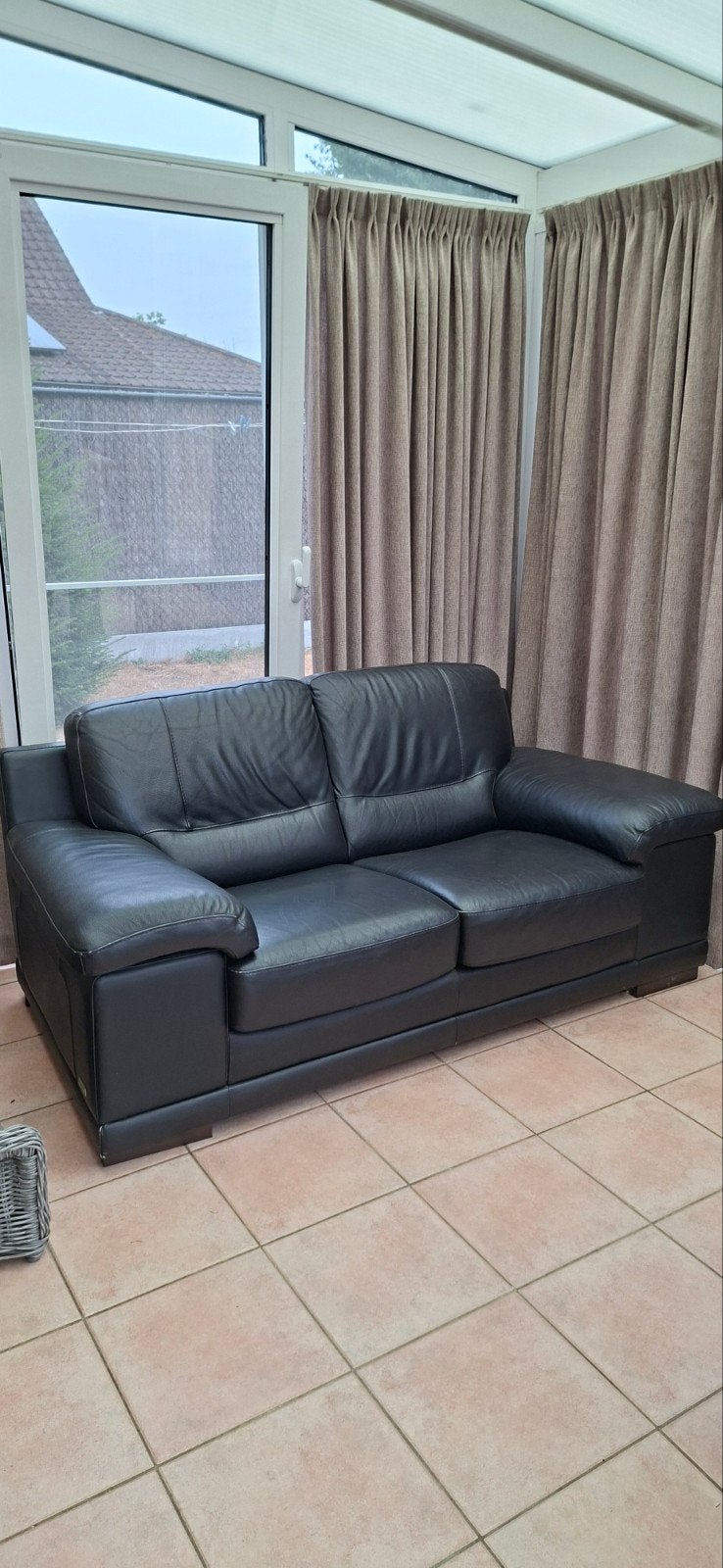Zetel 2zit leder, Ophalen