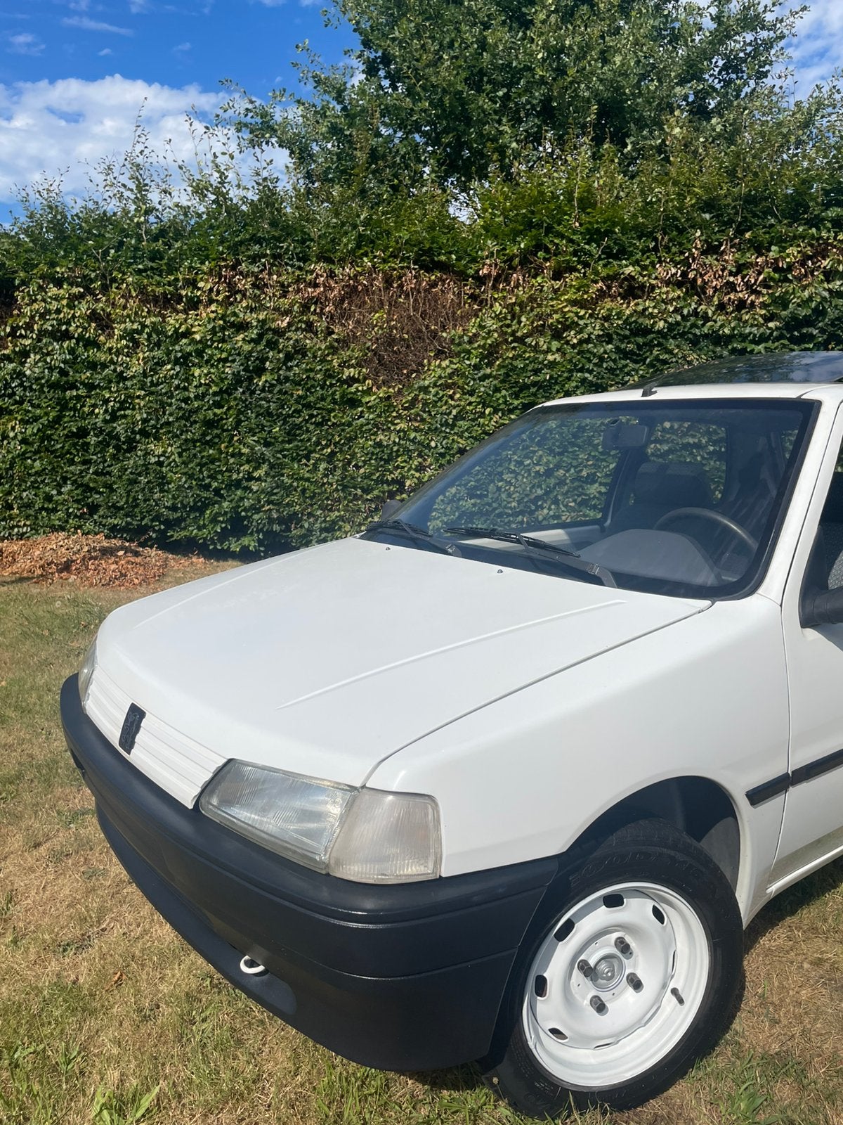 Peugeot 106 1.4 XND, Auto's, Voorwielaandrijving, 4 cilinders, Leder en Stof, Wit