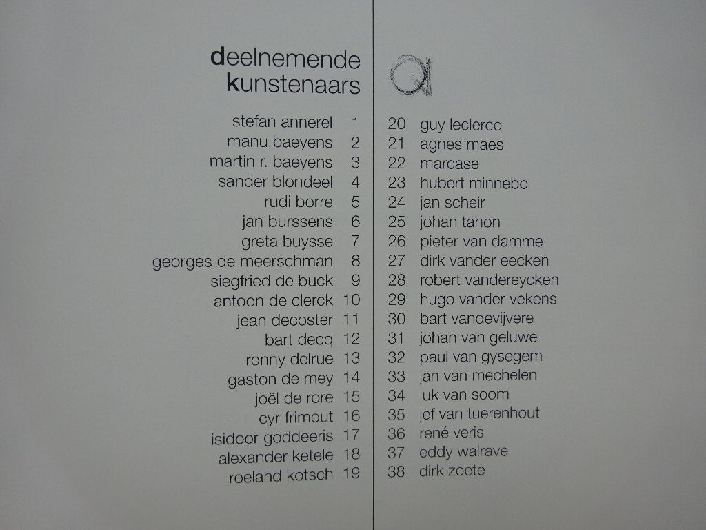 7e biënnale hedendaagse kunst, Rotary Aalter 1995, Enlèvement ou Envoi, Utilisé, Peinture et dessin