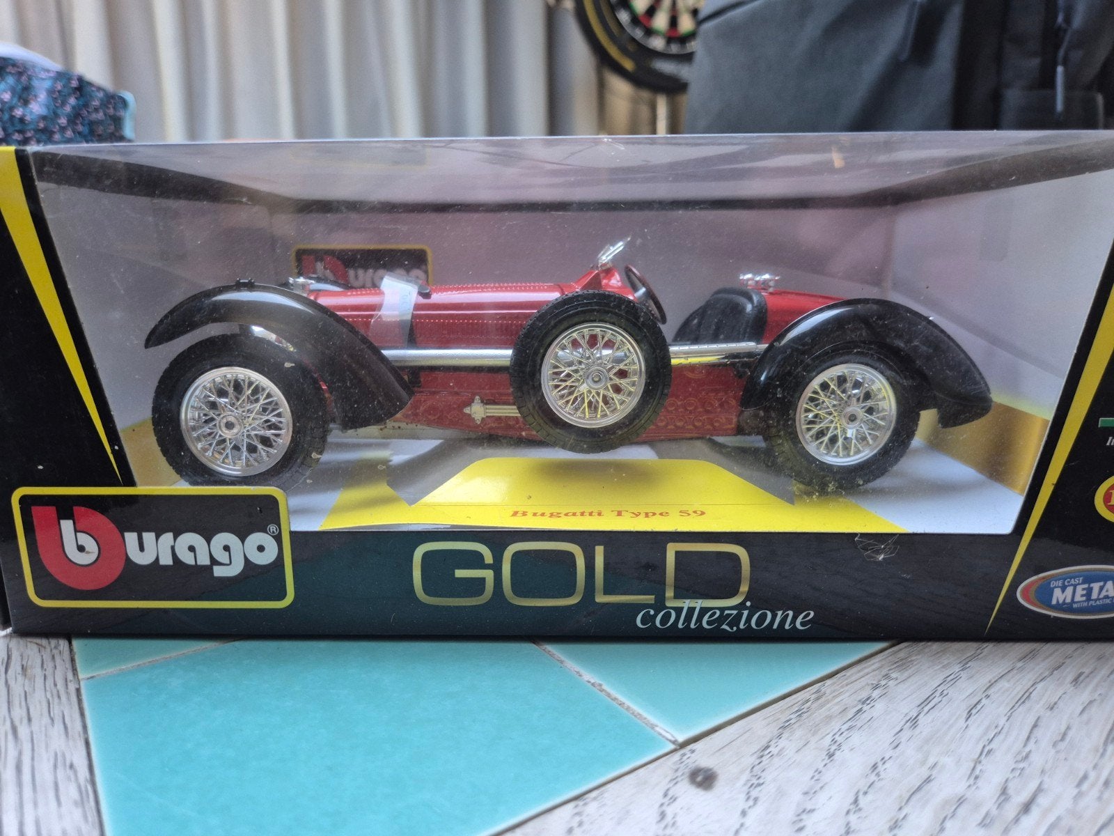 Burago Bugatti type 59, Ophalen, Burago