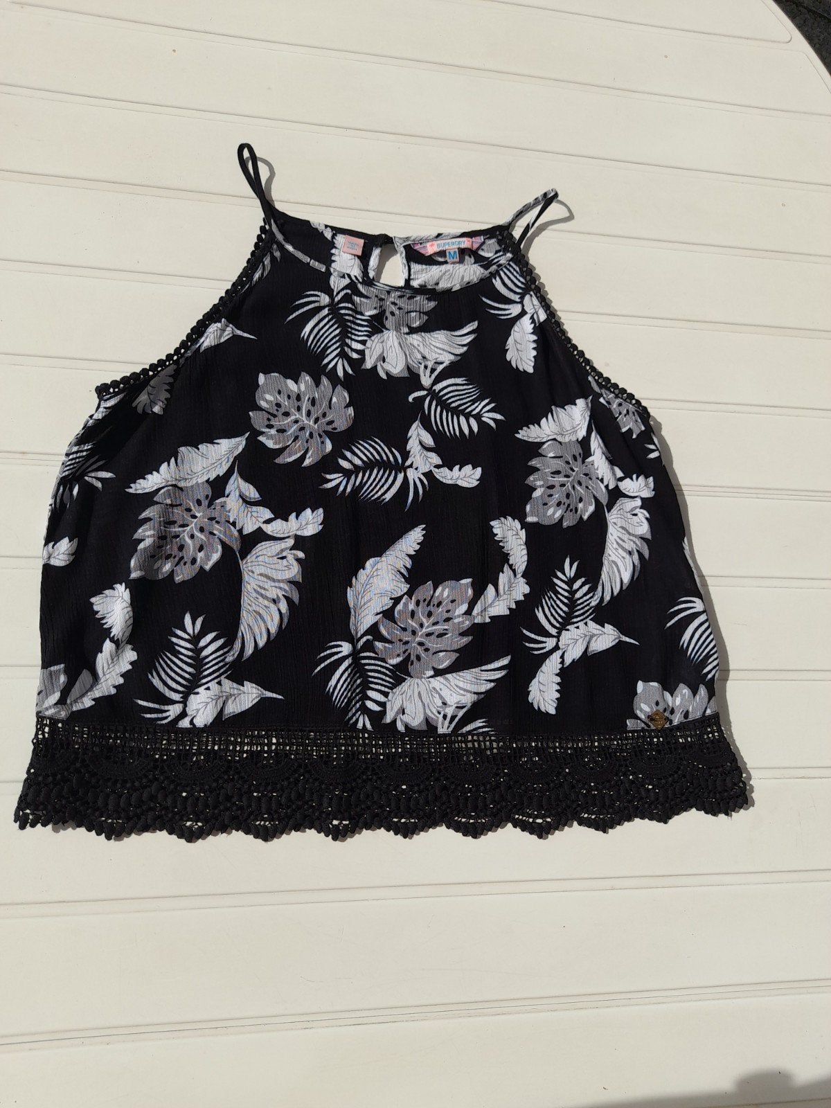 Top Superdry NIEUW, Maat 38/40 (M), Superdry, Wit, Nieuw
