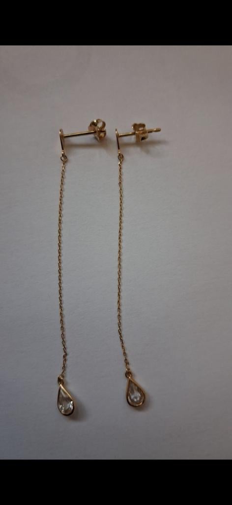 Oorhangers 18karaat 750, Handtassen en Accessoires, Oorbellen, Ophalen of Verzenden