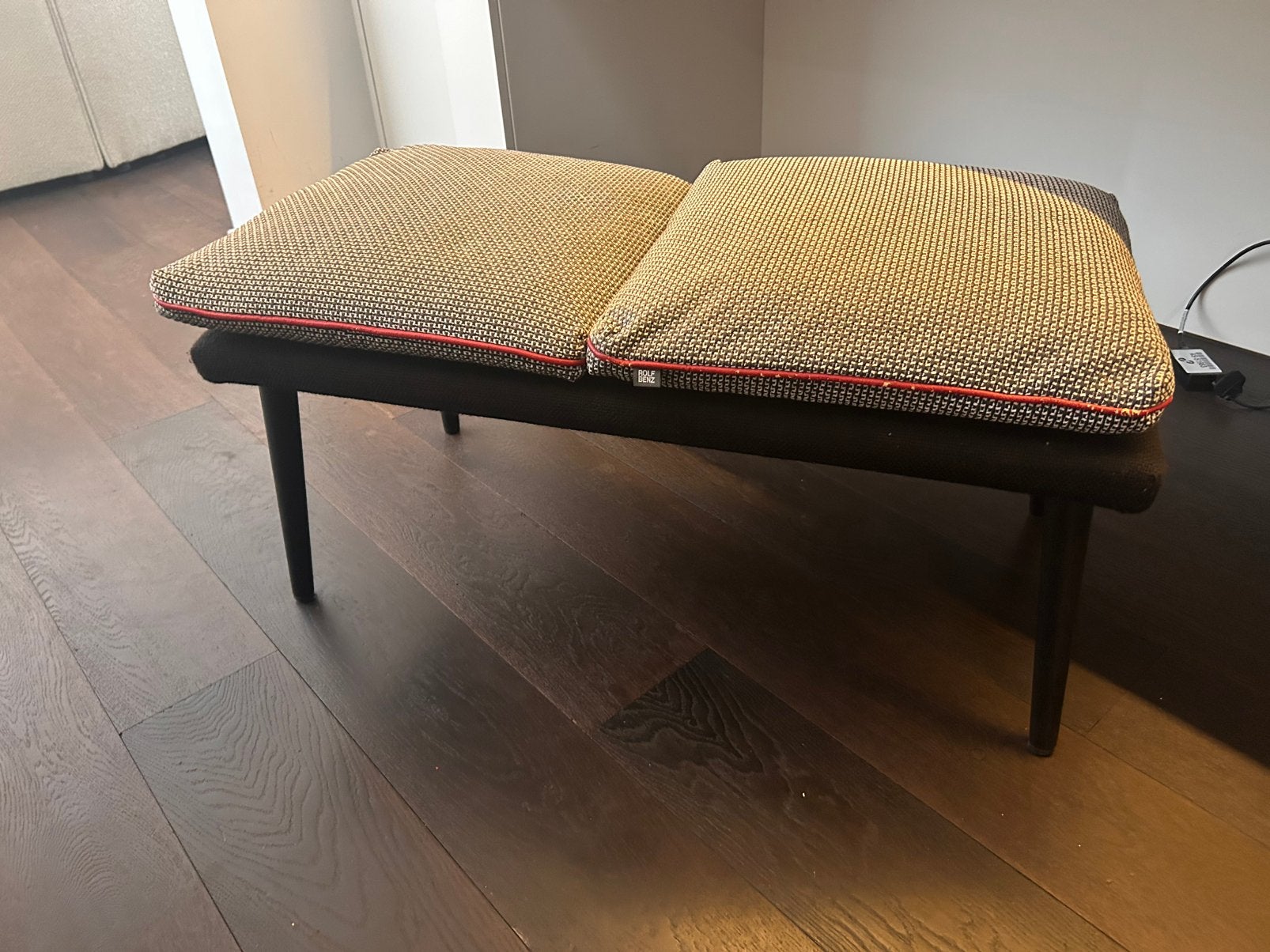 Bankje Rolf Benz, Maison & Meubles, Canapés | Sofas & Chaises Longues, Enlèvement, Utilisé, Deux personnes