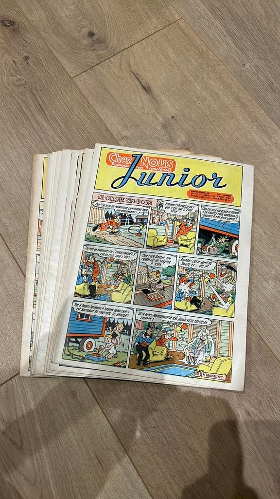 Chez nous junior 1957 10 numéros, Livres, BD, Enlèvement ou Envoi, Utilisé