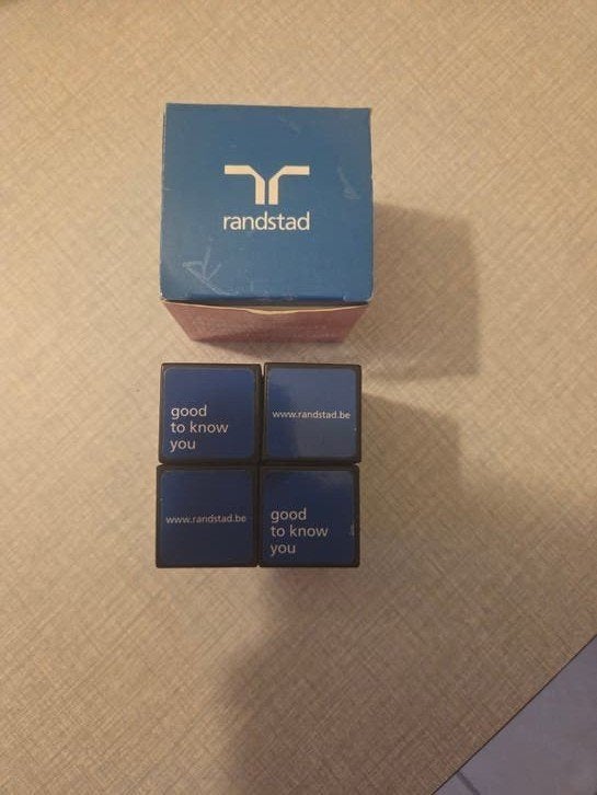 Rubik's Cube vintage Randstad., Enlèvement ou Envoi