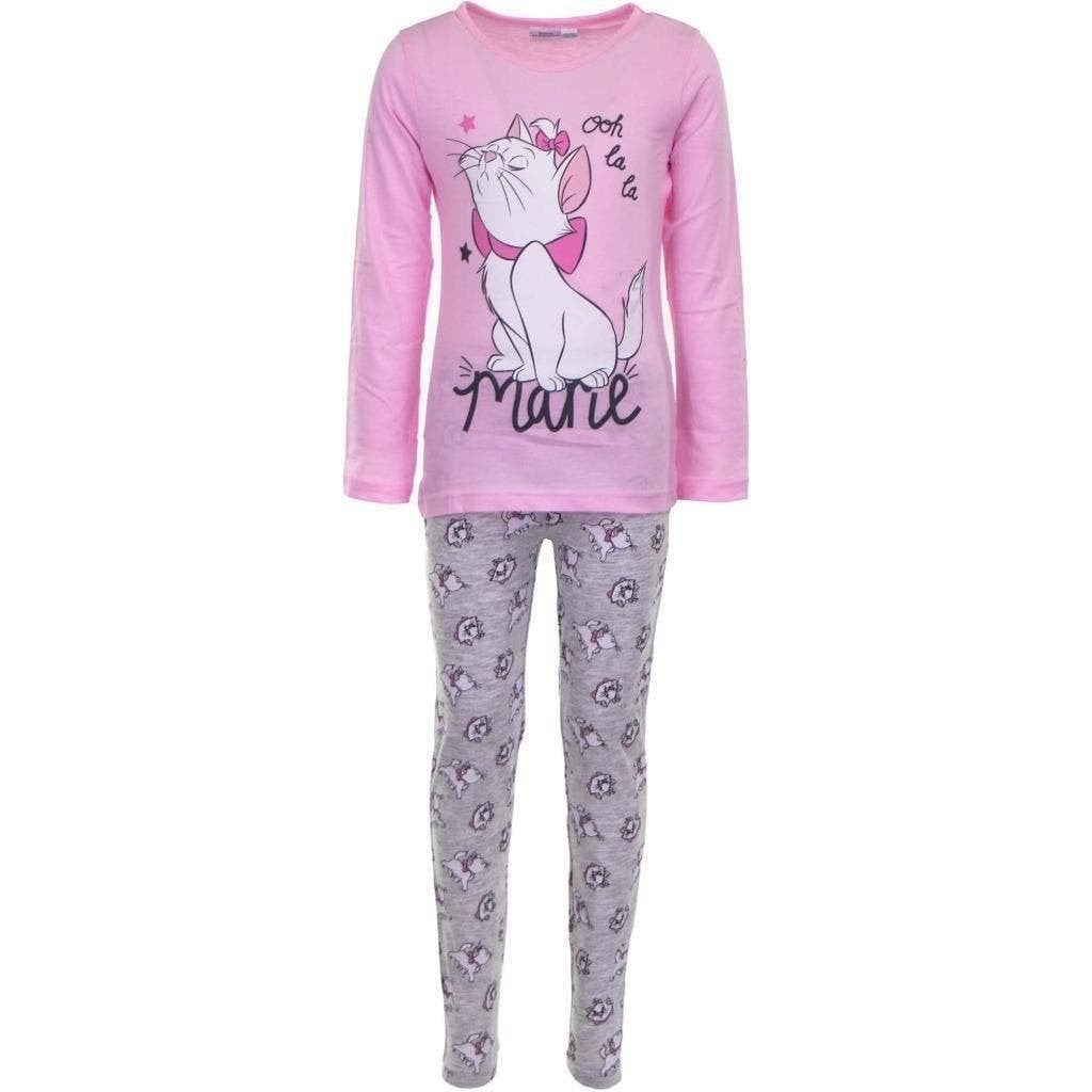 Marie Cat Pyjama Disney R/G - Mt 92 - 98/104 - 110/116 - 128, Kinderen en Baby's, Disney, Nacht- of Onderkleding, Meisje, Nieuw