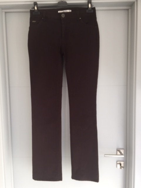 Broek maat 36 / straight ( bruin ) Low waist, Overige kleuren, Zara., Ophalen of Verzenden, Zo goed als nieuw