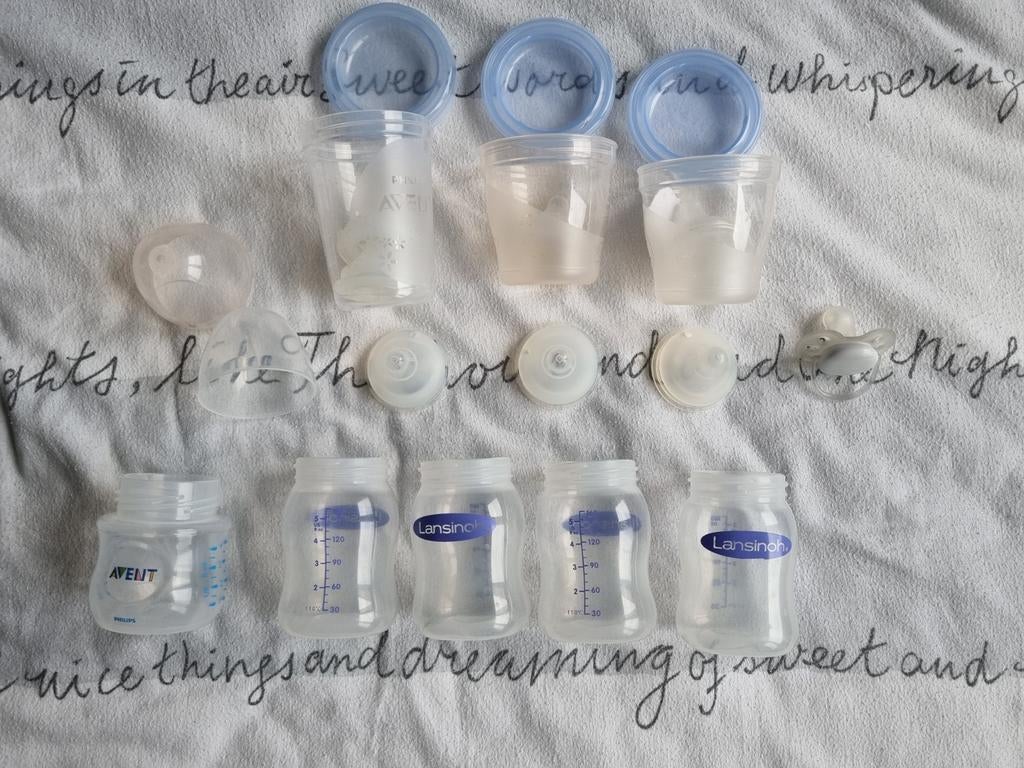4 lansinoh melkflesjes van 160ml, Ophalen of Verzenden