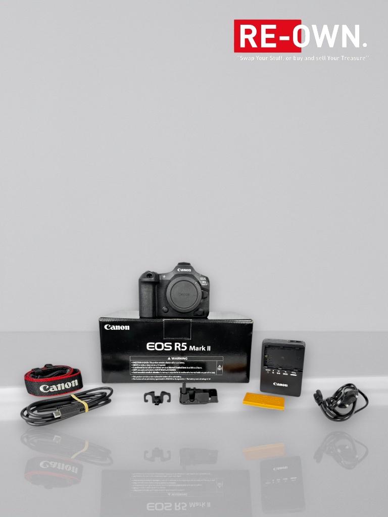 Canon R5 mark II (nieuwstaat + weinig clicks + aankoopbon), Canon, Compact, Ophalen of Verzenden, Zo goed als nieuw