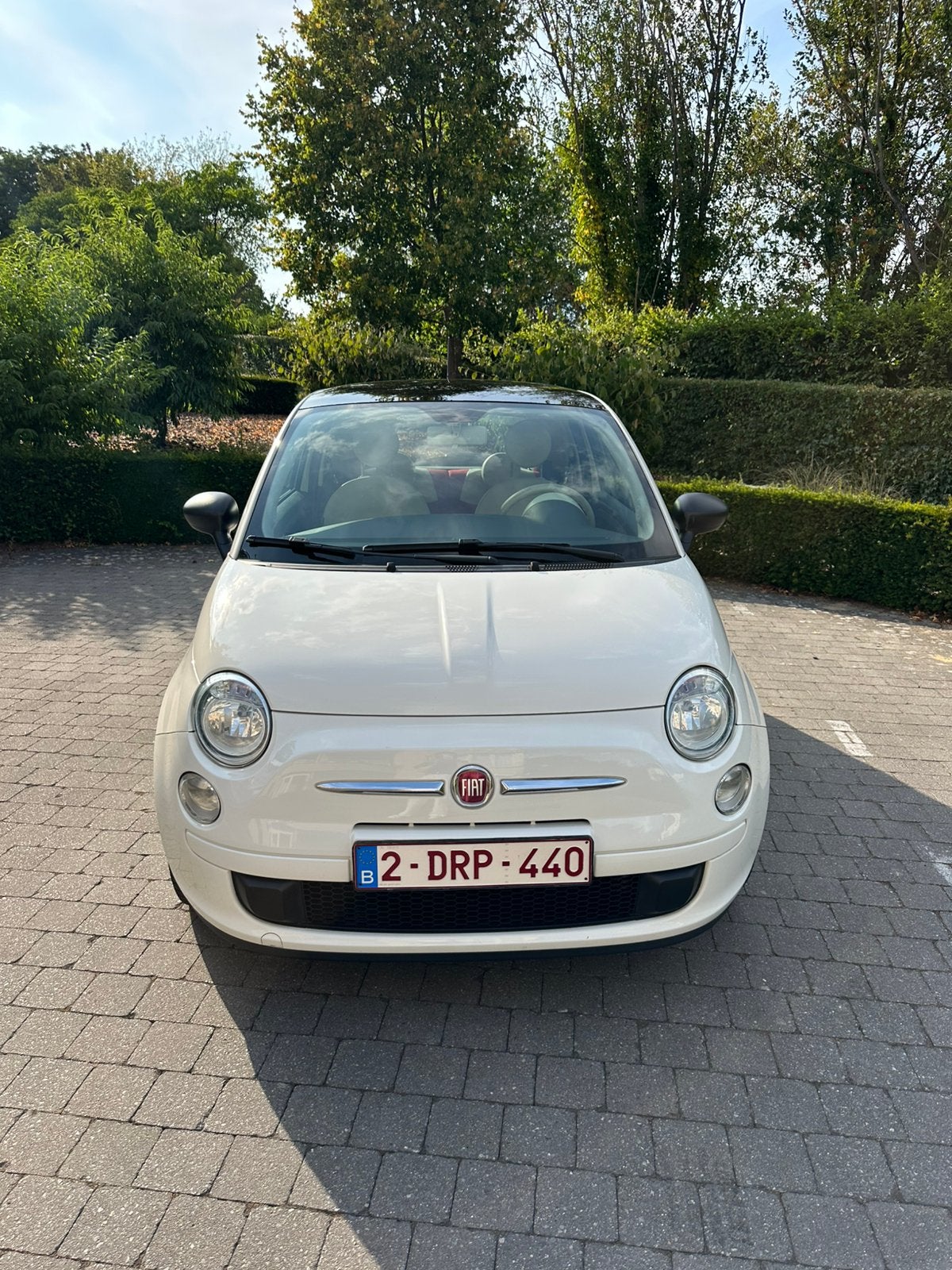 Fiat 500, Auto's, Voorwielaandrijving, 4 zetels, Stof, Wit