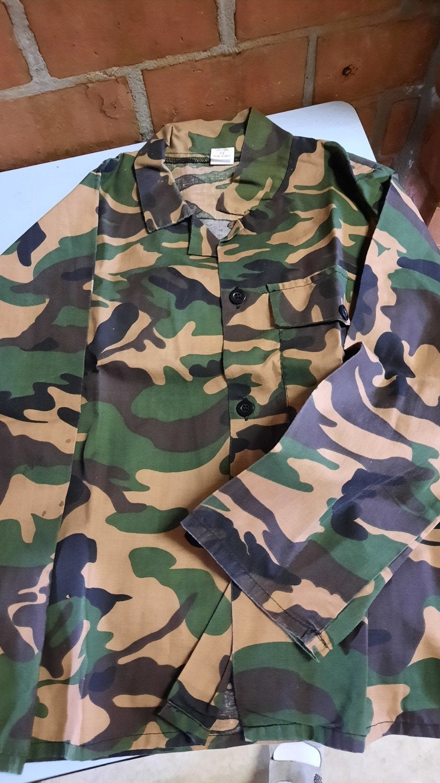 Verkleedkleding soldaat met helm, Kinderen en Baby's, Kinderkleding | Maat 152, Ophalen of Verzenden