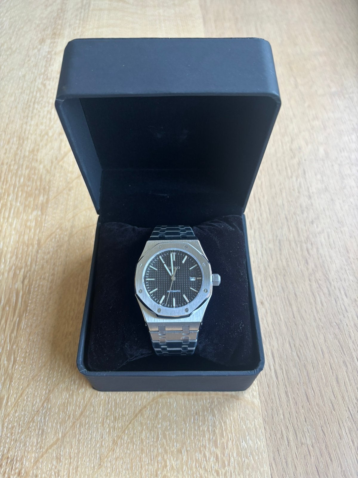 Seiko Mod Style Royal Oak, Handtassen en Accessoires, Horloges | Heren, Overige merken, Staal, Staal, Polshorloge