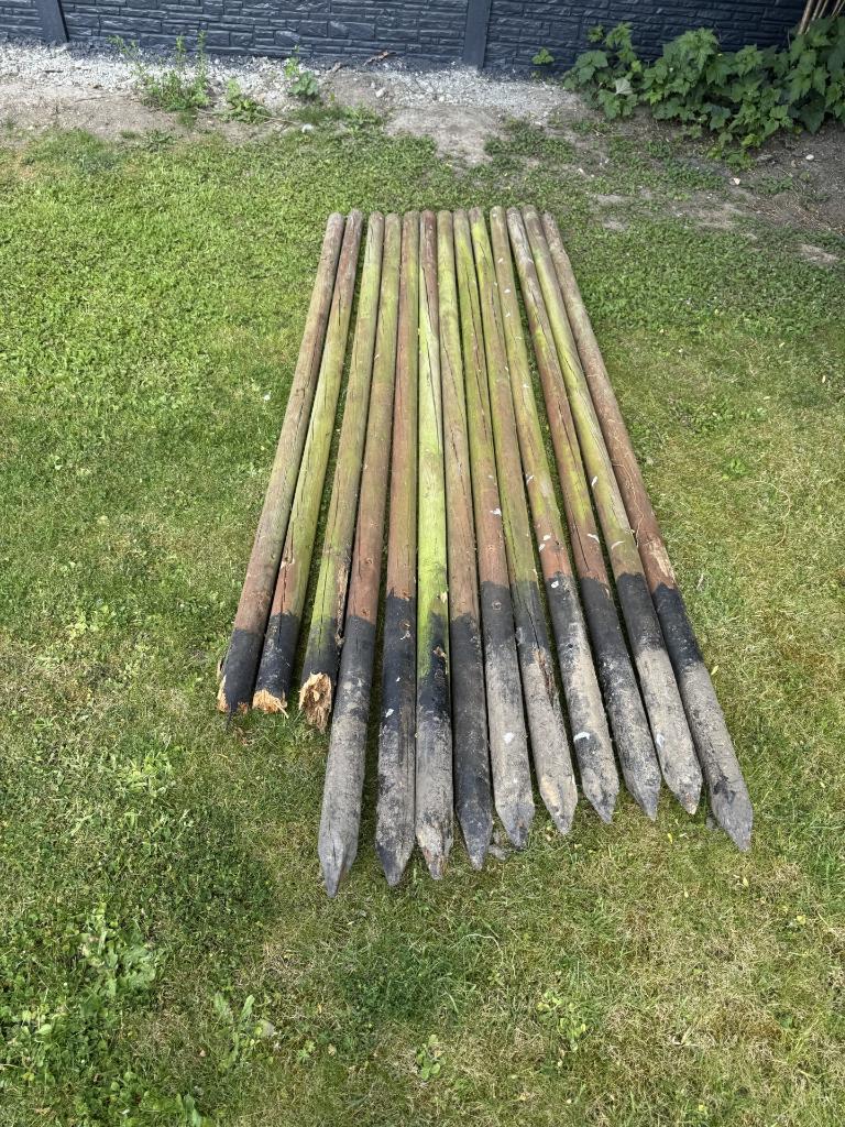 Piquet bois diametre 6 cm - 2m 50 & 2 m, Tuin en Terras, Ophalen, Gebruikt, Hout, Overige typen
