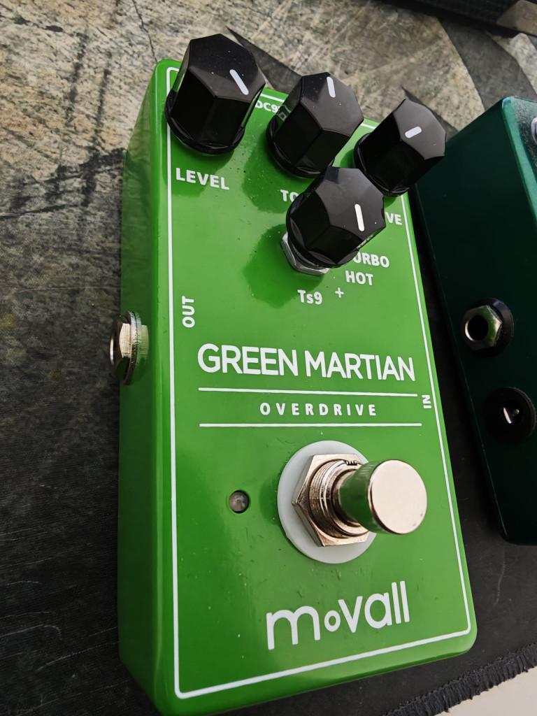 Movall Green Martian Overdrive  - Tube Screamer Tones, Muziek en Instrumenten, Effecten, Ophalen, Distortion, Overdrive of Fuzz