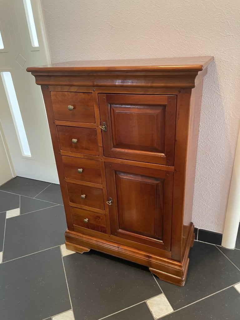 Meuble en mérisier, Avec tiroir(s), 25 à 50 cm, Louis Philippe, Cerisier