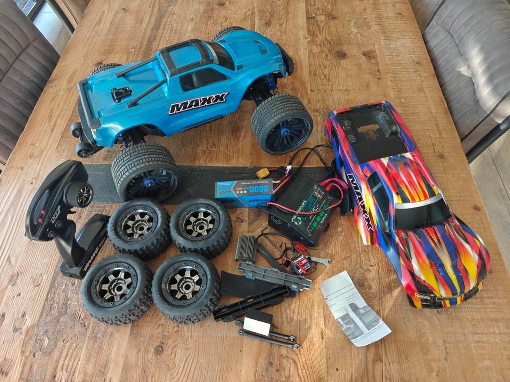 Traxxas maxx V2 volledig rtr met hobbywing, Hobby en Vrije tijd, Ophalen of Verzenden