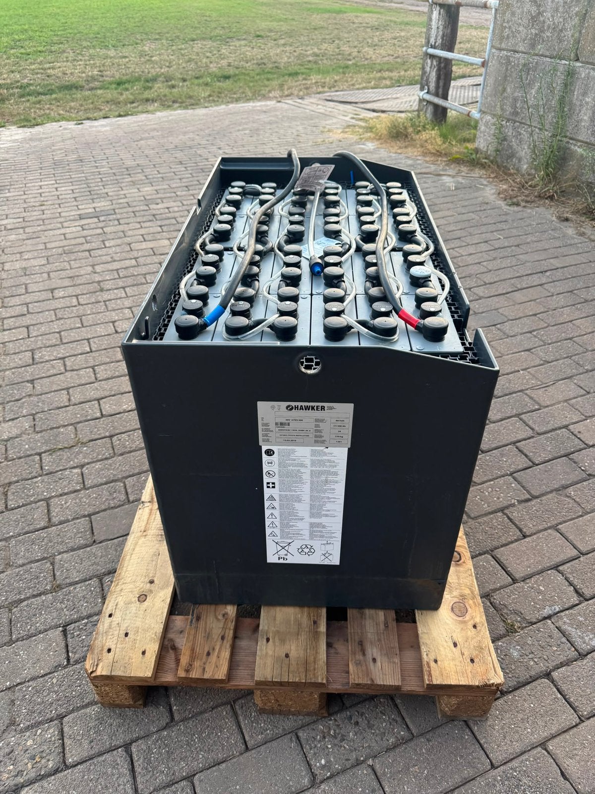 Heftruck accu 48v 500Ah 81% getest, Ophalen, Zo goed als nieuw, Oplaadbaar
