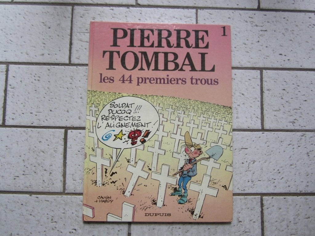 Pierre Tombal - Les 44 premiers trous - E.O., Hardy & Cauvin, Enlèvement ou Envoi, Une BD, Utilisé