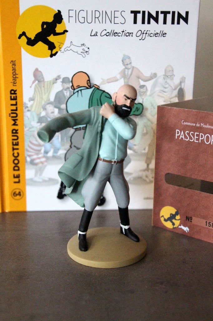 Moulinsart figurine n 64 Dr Muller Tintin Hergé Kuifje, Verzenden, Kuifje, Zo goed als nieuw, Beeldje of Figuurtje