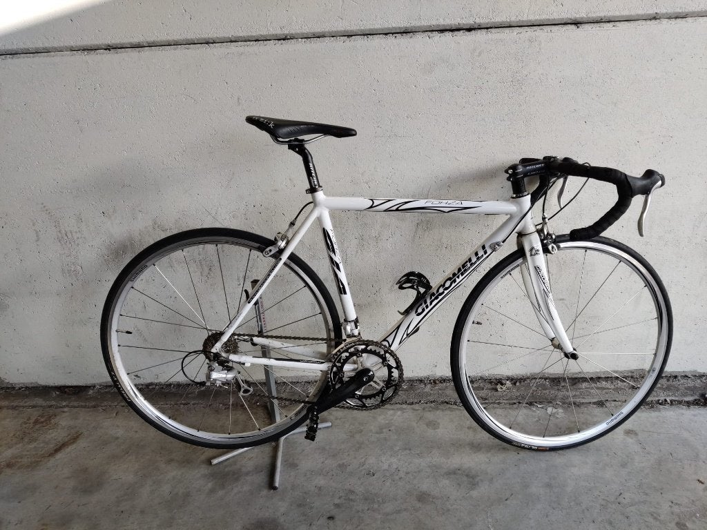 Giacomelli Koersfiets/ Racefiets, Fietsen en Brommers, Ophalen, 28 inch, Gebruikt, Velgrem