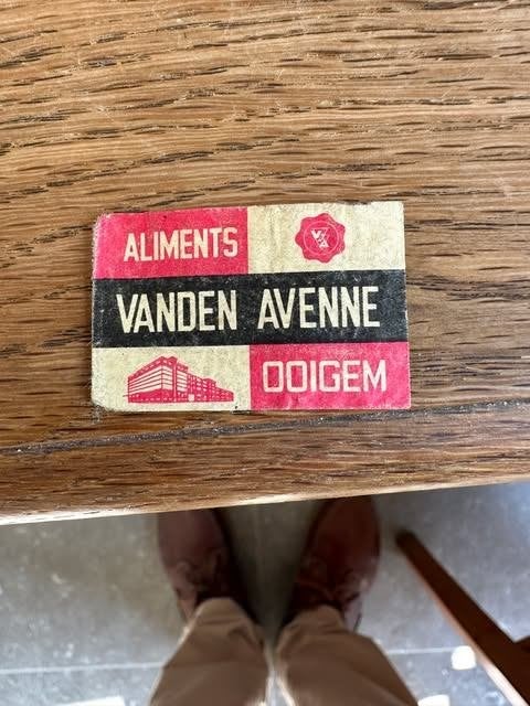 boîte d'allumettes étiquette aliments Vanden Avenne ooigem, Boîtes ou marques d'allumettes, Enlèvement ou Envoi, Info@vanenaeali.di