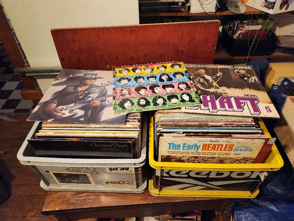 300 LPS LOT ROCK JAZZ POP REGGAE, Enlèvement, Utilisé, 12 pouces, Pop rock