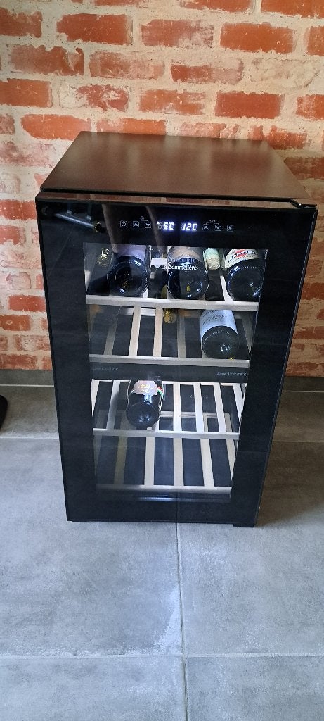Refroidisseur à vin noir La Sommelière LS51.2Z, Electroménager, Enlèvement, 45 à 60 cm, Moins de 85 cm, Sans bac à congélation