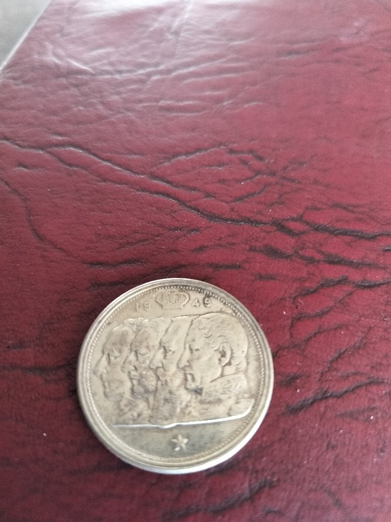 Belgische 100 Frank 1949 VL, Postzegels en Munten, Ophalen, Zilver, Losse munt, Zilver