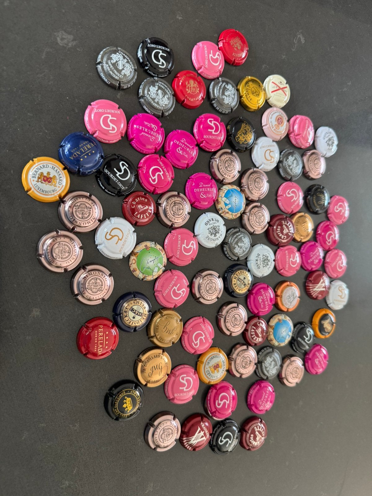 Champagne schildjes, Collections, Collections Autre, Enlèvement, Comme neuf