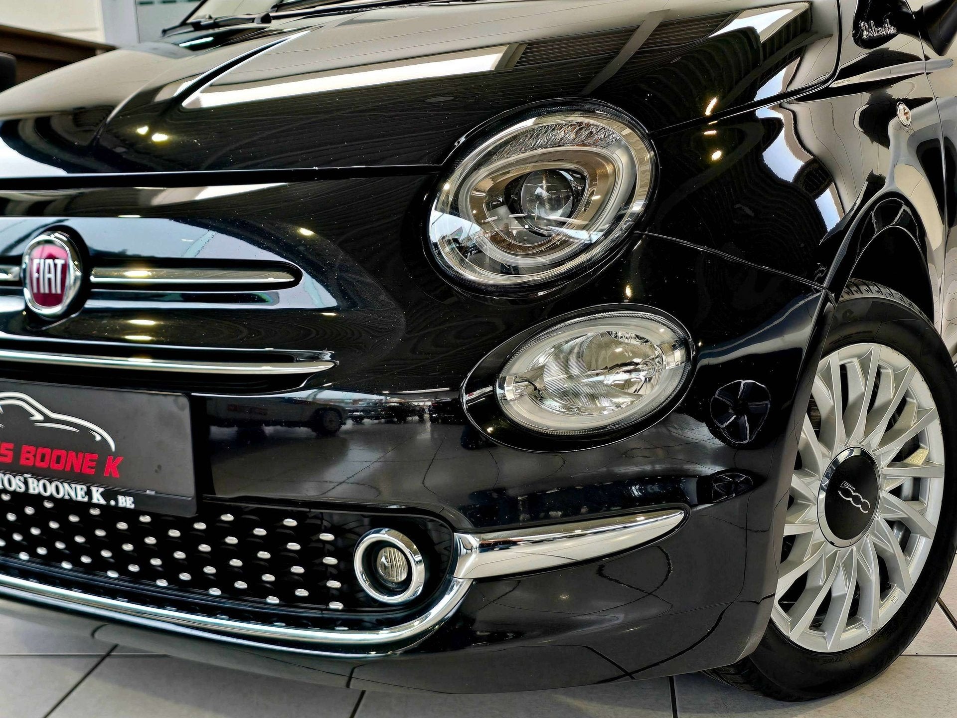 Fiat 500 Dolcevita 500 Mild Hybrid / ️Sportzetels / Nav, Auto's, Gebruikt, Zwart, Bedrijf, Hybride Elektrisch/Benzine