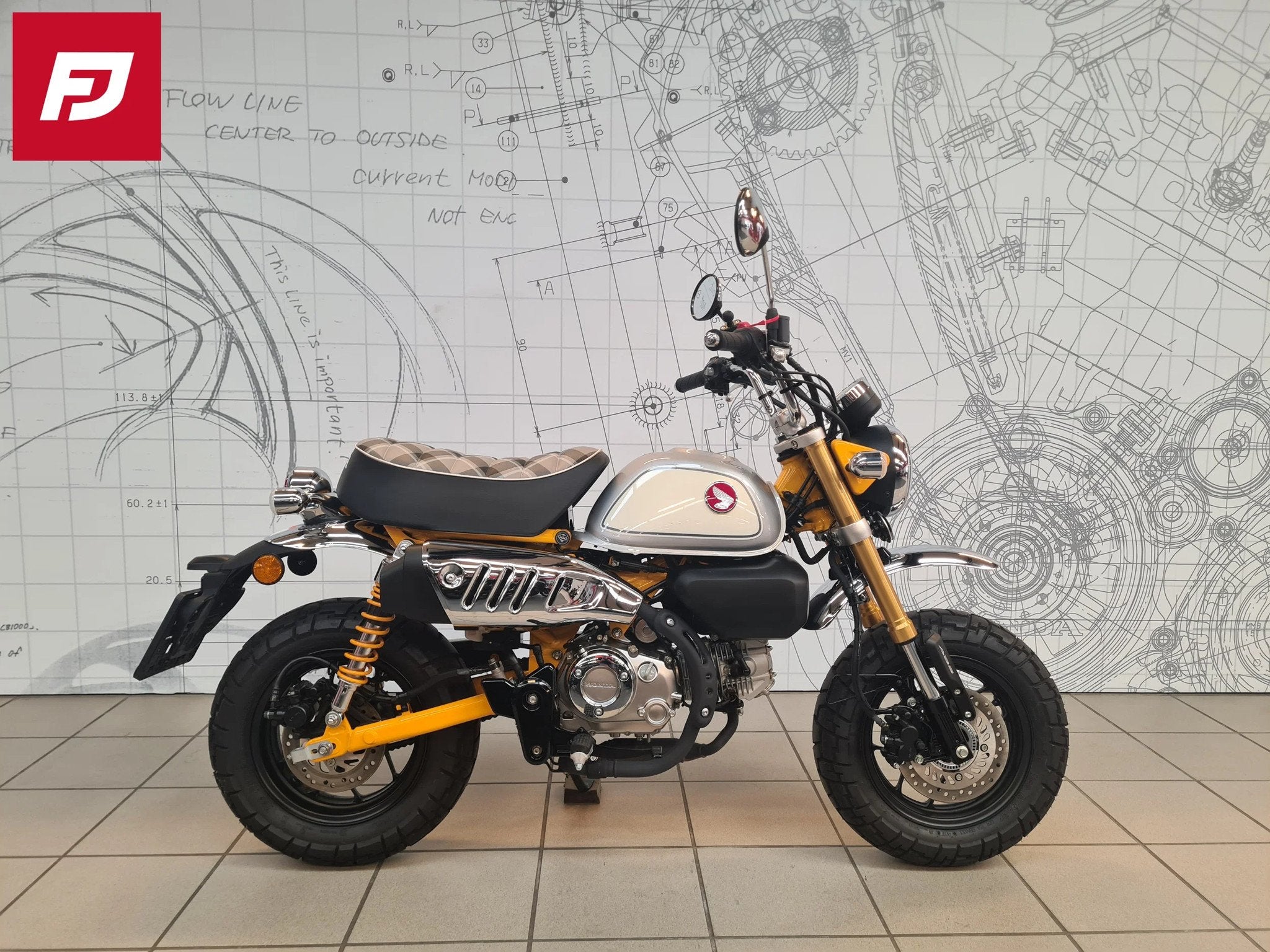 Honda Monkey 125 (bj 2024), Motoren, Scooter, Bedrijf, 125 cc, 11 kW of minder