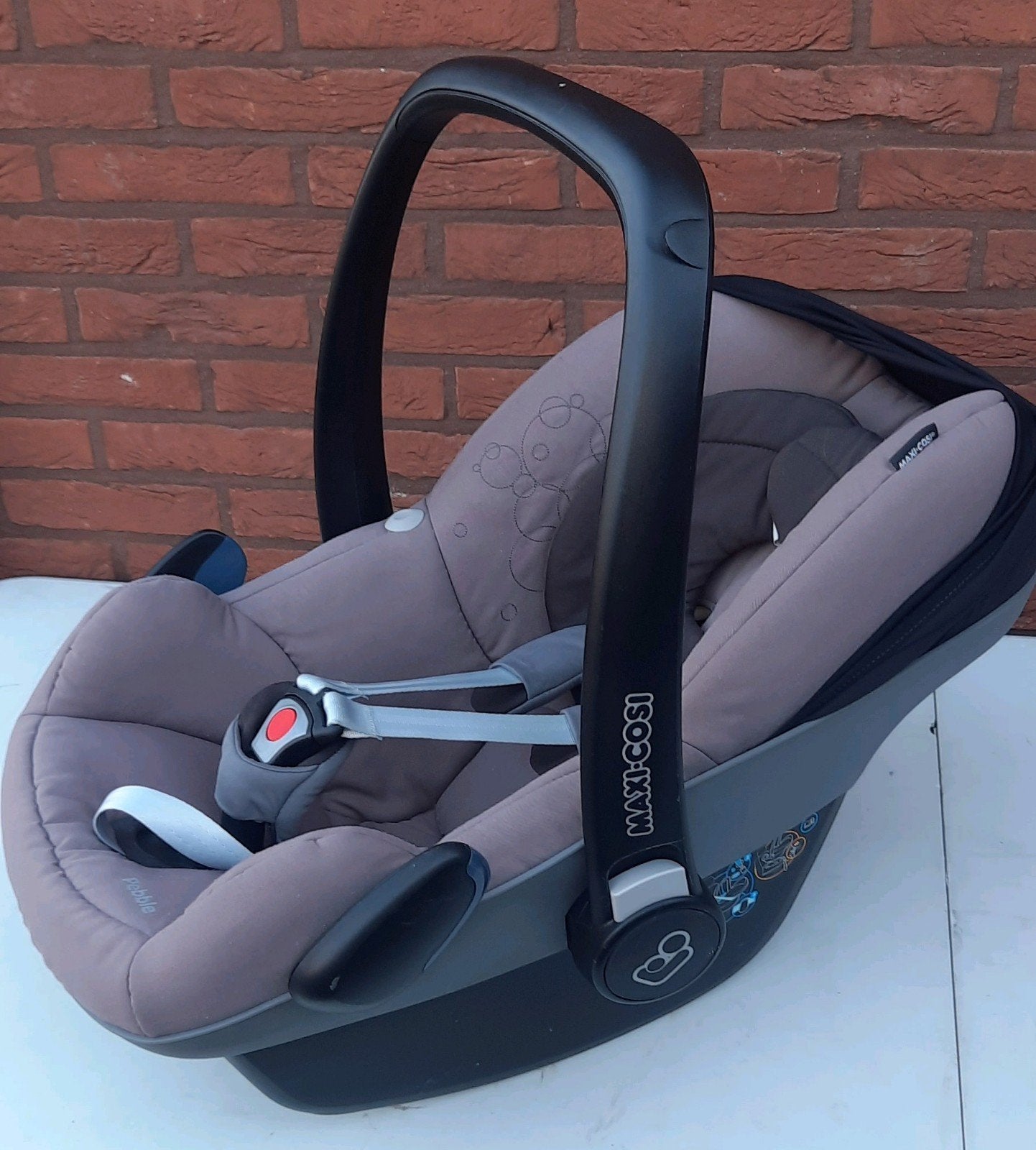 Maxicosi Pebble, Ophalen, Zo goed als nieuw, Maxi-Cosi, Autogordel of Isofix
