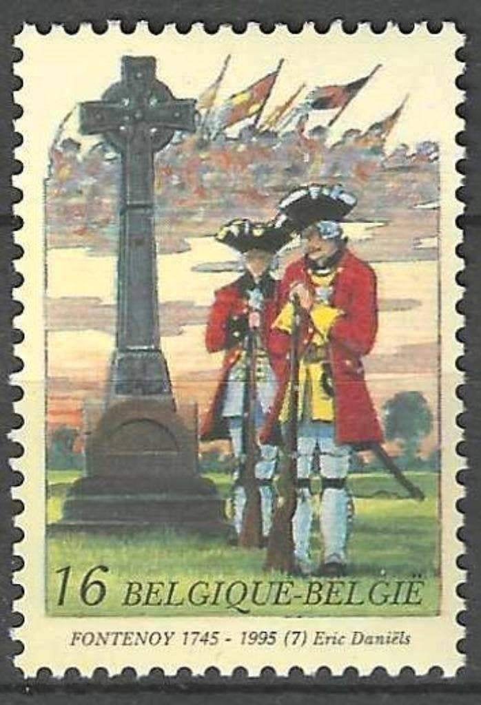 Belgie 1995 - Yvert 2599 /OBP 2600 - Slag bij Fontenoy (PF), Postzegels en Munten, Postzegels | Europa | België, Verzenden, Postfris