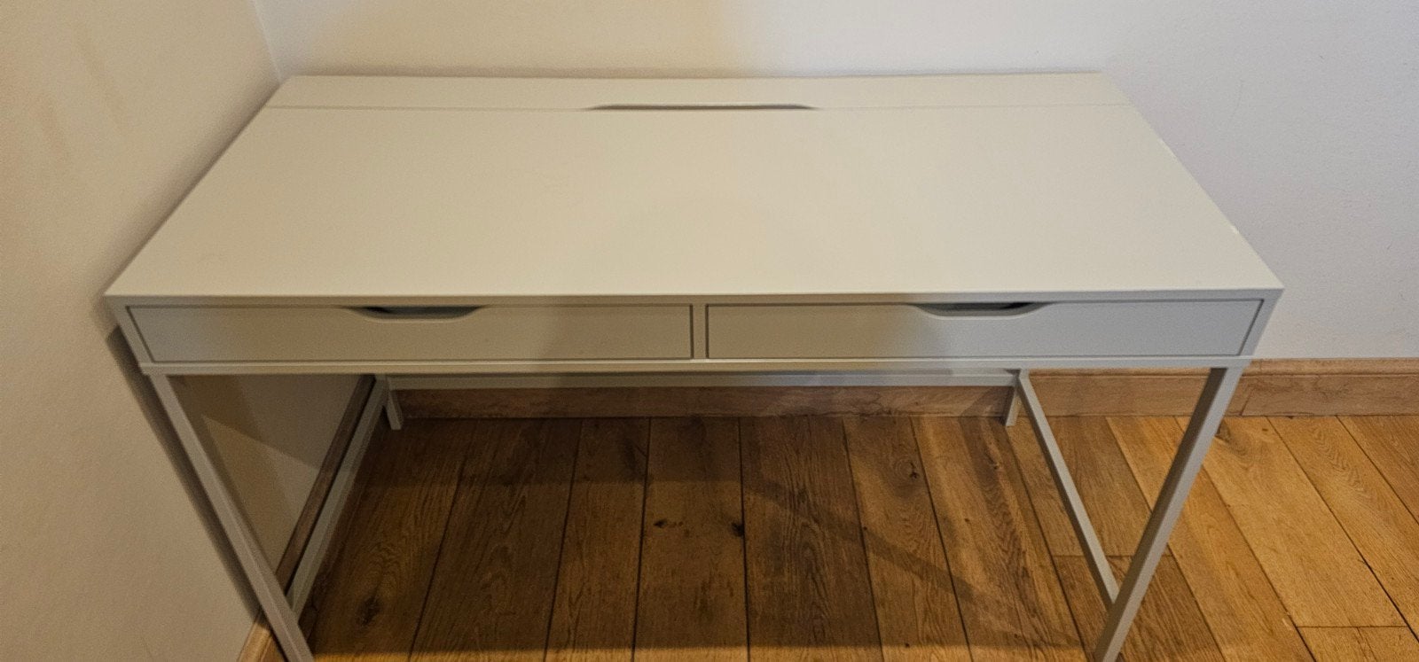 Alex bureau beige - 2 stuks, Huis en Inrichting, Bureaus, Ophalen, Beige