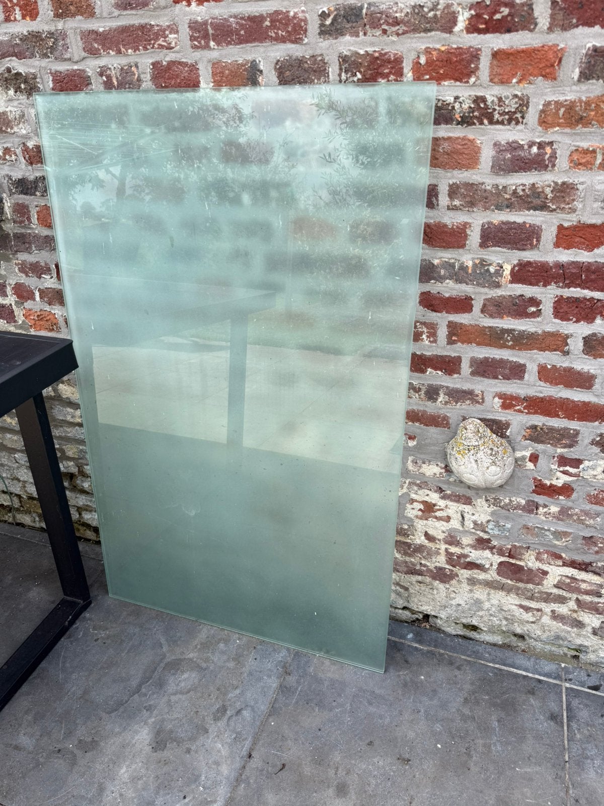 Vlak melkglas 75x120, Doe-het-zelf en Bouw, Ophalen, Zo goed als nieuw, Minder dan 80 cm, 80 tot 120 cm