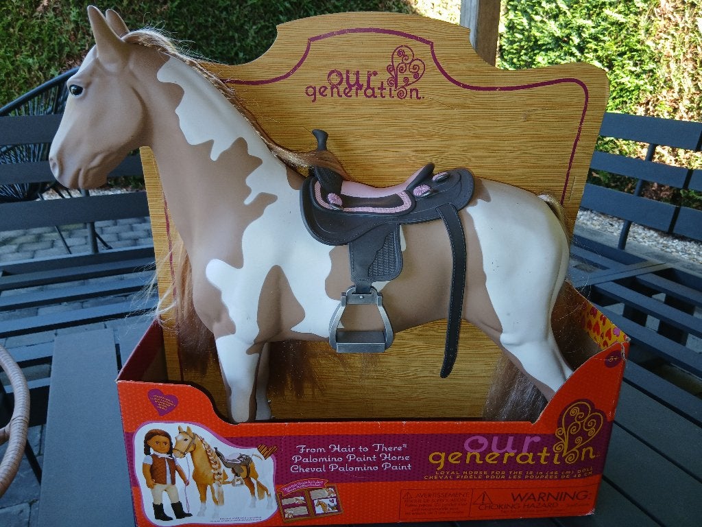paard voor pop, Enlèvement ou Envoi, Comme neuf, Autres types