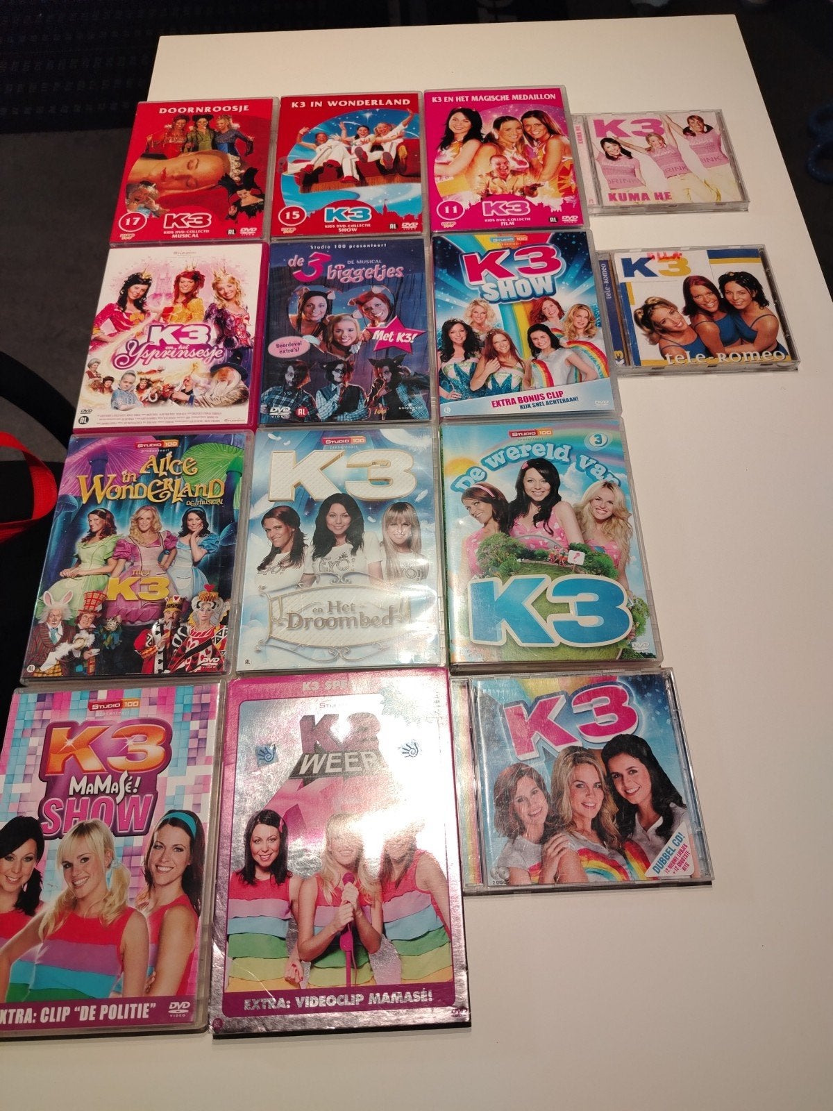 enorme studio 100 collectie (dvd's, cd's), Ophalen