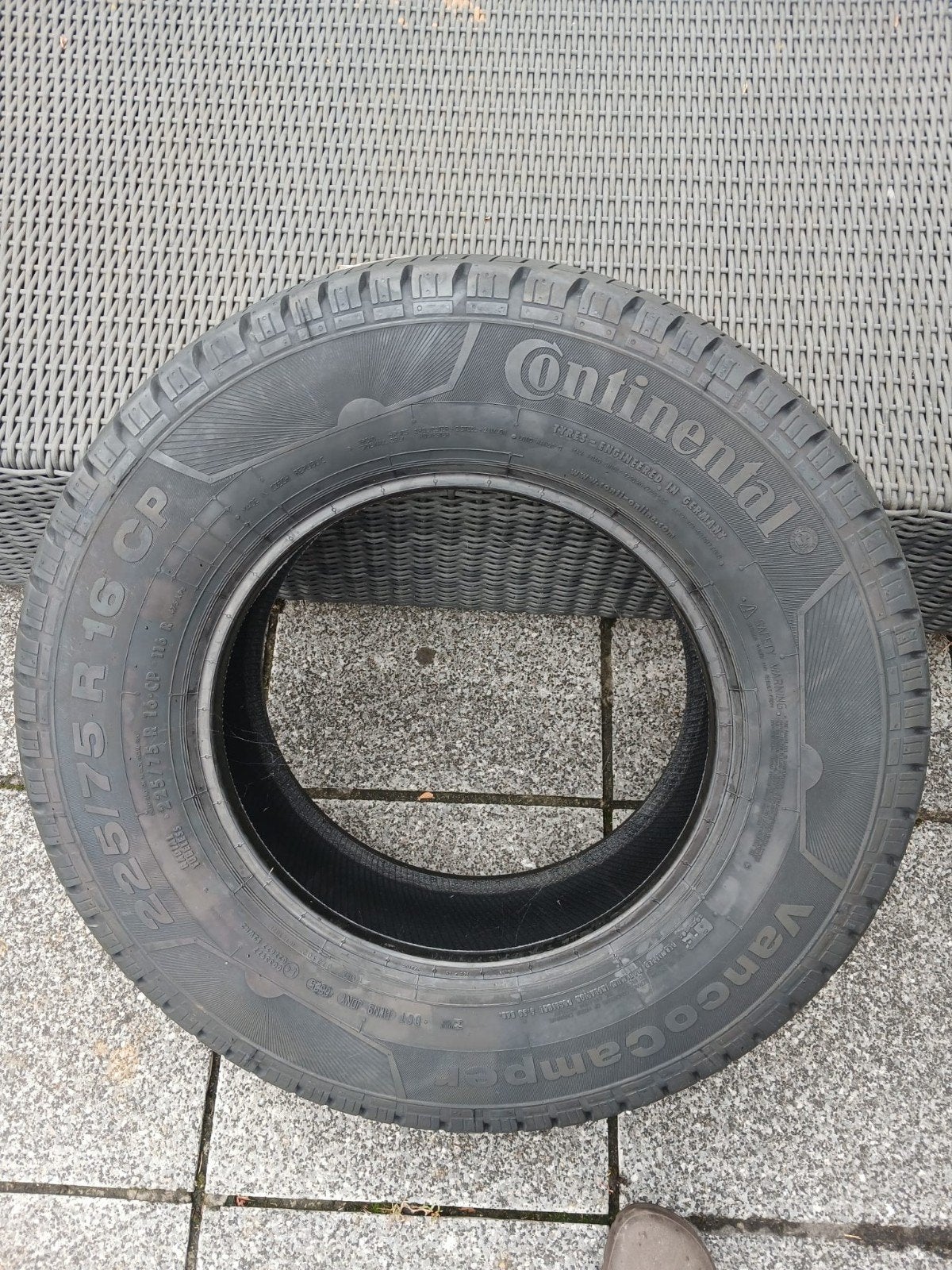 2 banden voor camper, Ophalen
