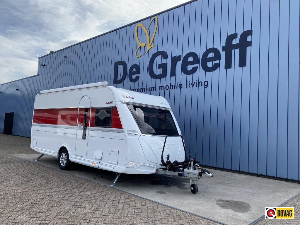 Kabe Smaragd 520 XL, Caravans en Kamperen, Caravans, Rondzit, Kachel, Bedrijf, Kabe