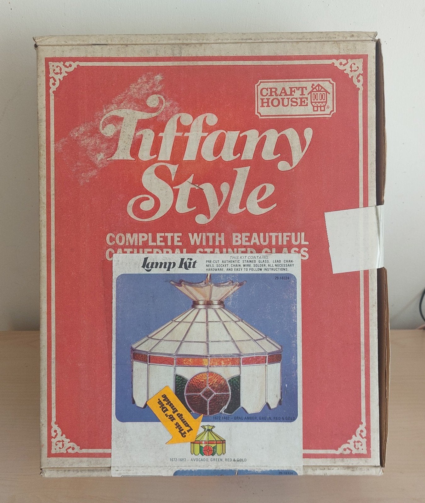 Craft housse style Tiffany 16" années 60/70, Antiquités & Art, Enlèvement ou Envoi