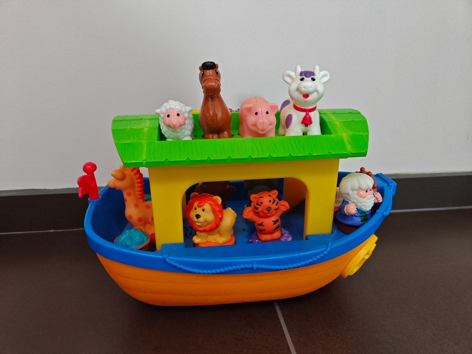 Boot met diertjes, Ophalen, Gebruikt, Dierenspeelgoed, Inclusief accessoires