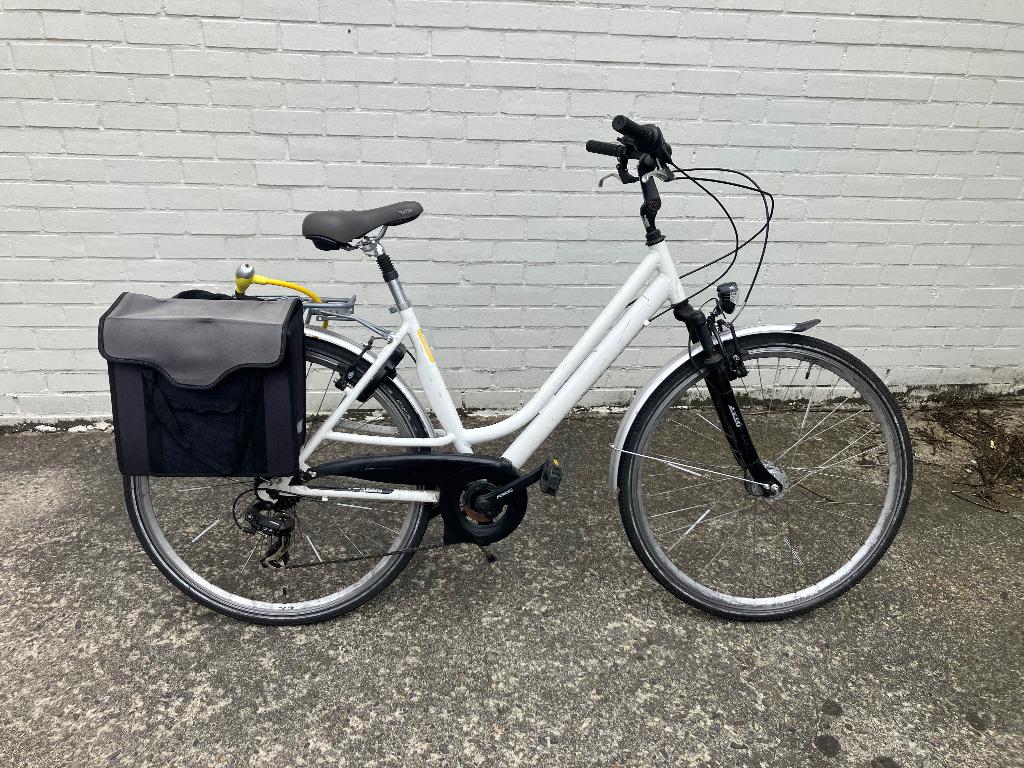 Damesfiets wit, Fietsen en Brommers, Ophalen, Gebruikt, Overige merken, Versnellingen
