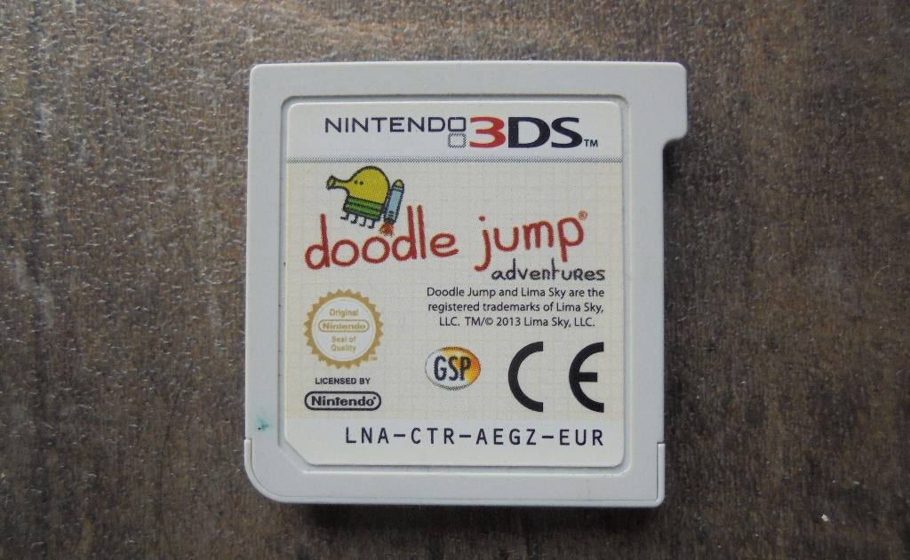 Doodle Jump Adventures voor 3DS (zie foto's), Consoles de jeu & Jeux vidéo, Jeux | Nintendo 2DS & 3DS, Enlèvement ou Envoi, 1 joueur