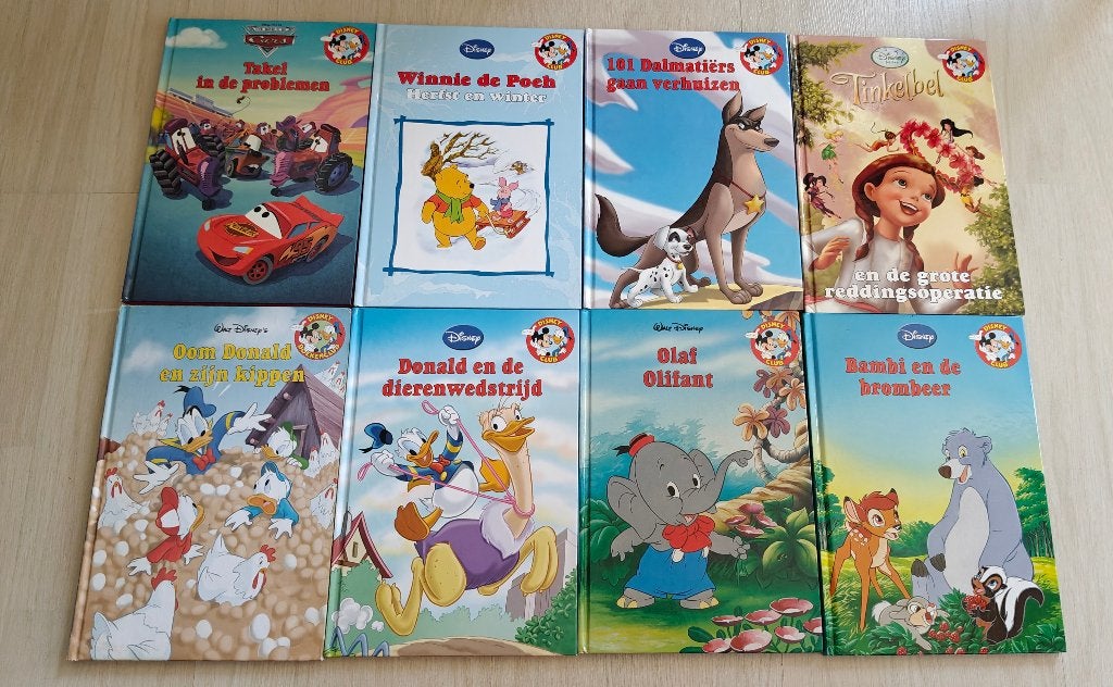 8 boekjes Walt Disney boekenclub, Boeken, Kinderboeken | Kleuters, Zo goed als nieuw, Jongen of Meisje, Ophalen of Verzenden