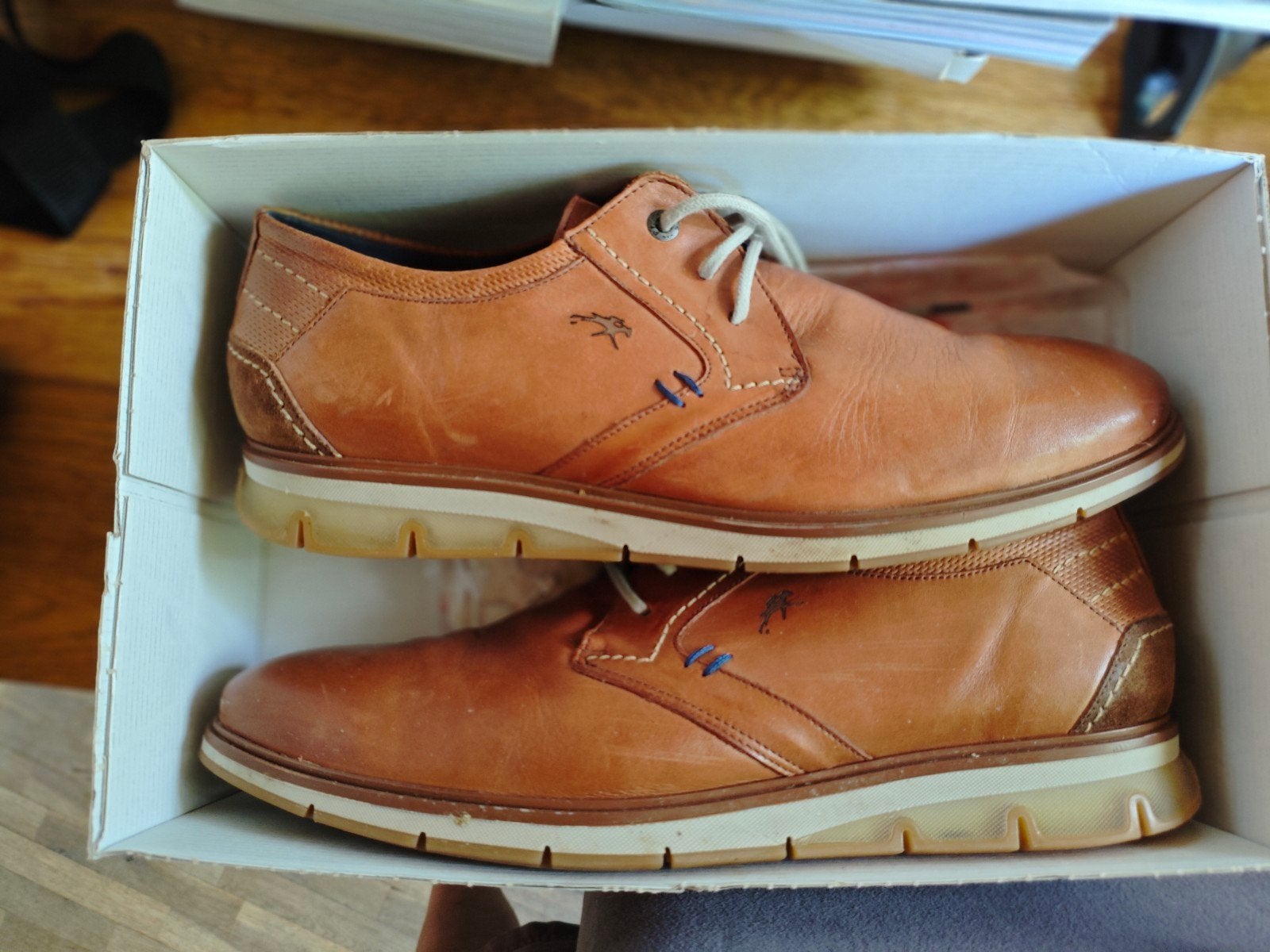 Chaussures en cuir brun naturel pour hommes 46, Vêtements | Hommes, Chaussures, Espadrilles et Mocassins, Fluchos, Comme neuf