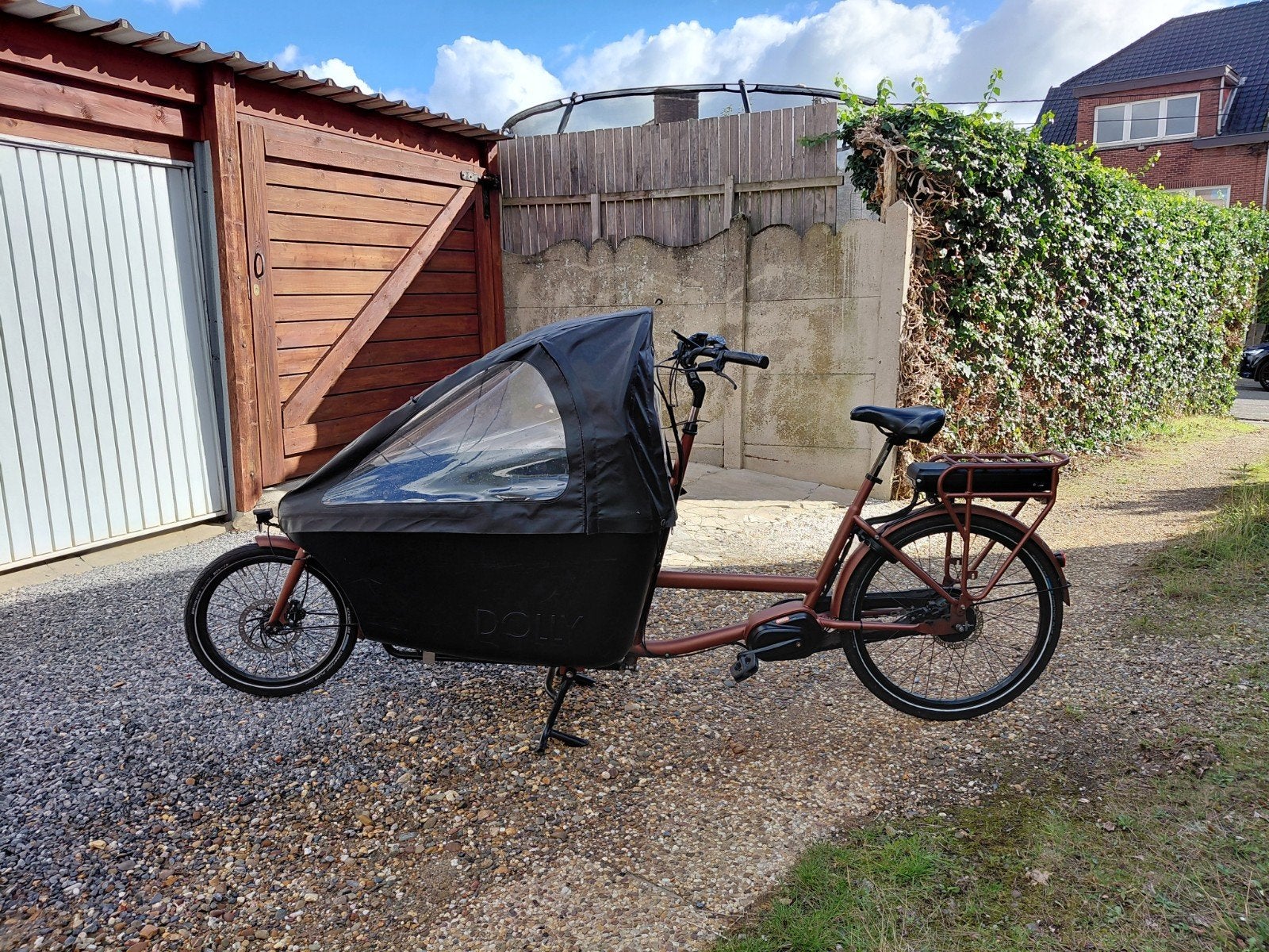 Dolly bakfiets, Fietsen en Brommers, Gebruikt, Elektrisch, 2 kinderen, Schijfrem