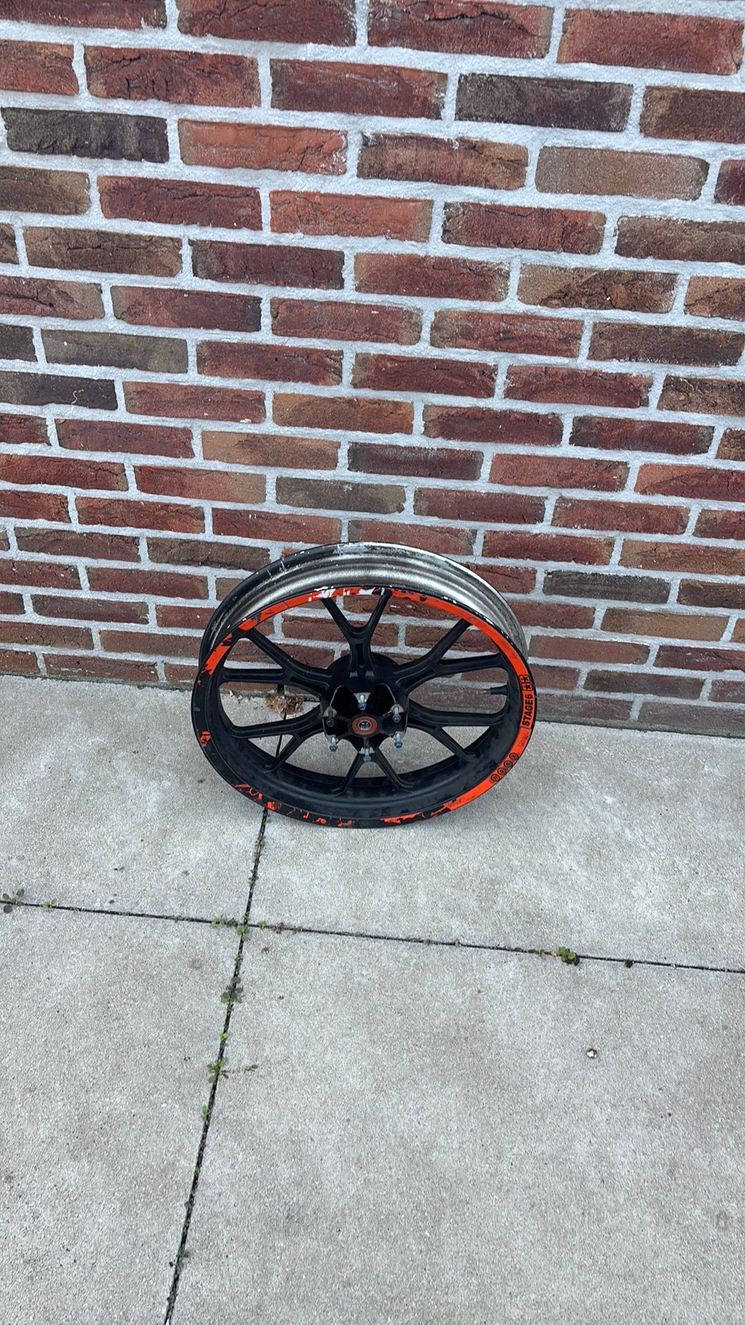 derbi voorwiel tekoop, Fietsen en Brommers, Ophalen, Gebruikt, Overige typen