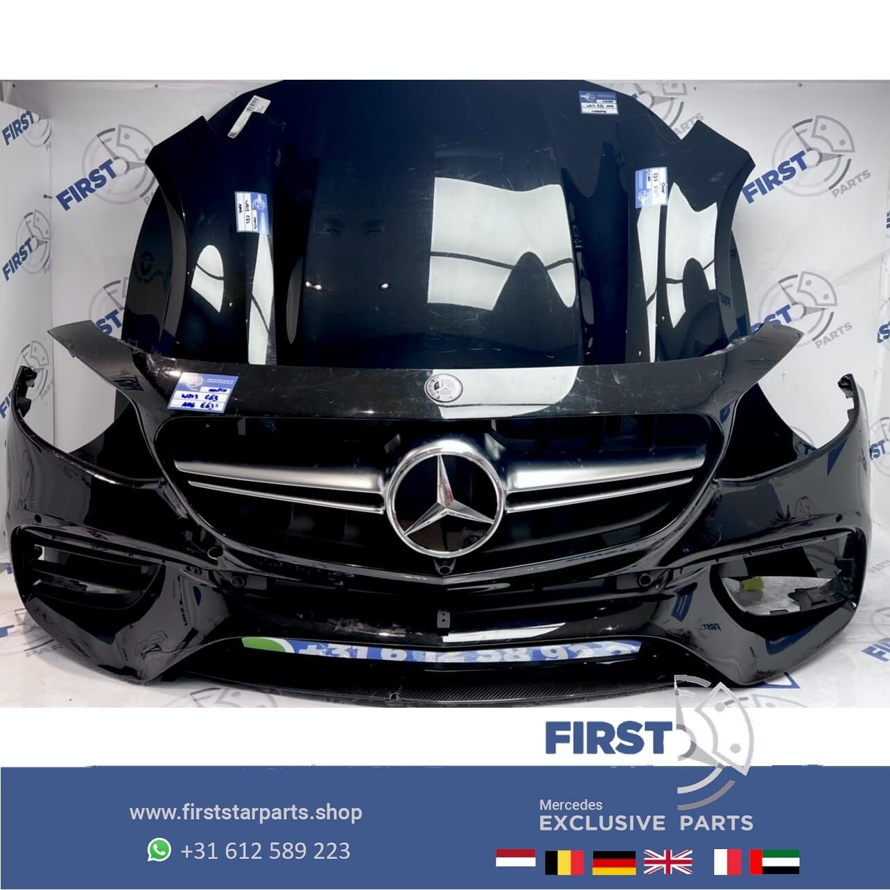 W213 S213 E63S AMG VOORKOP Mercedes E Klasse 2016-2021 COMPL, Gebruikt, -, Voor, Ophalen of Verzenden