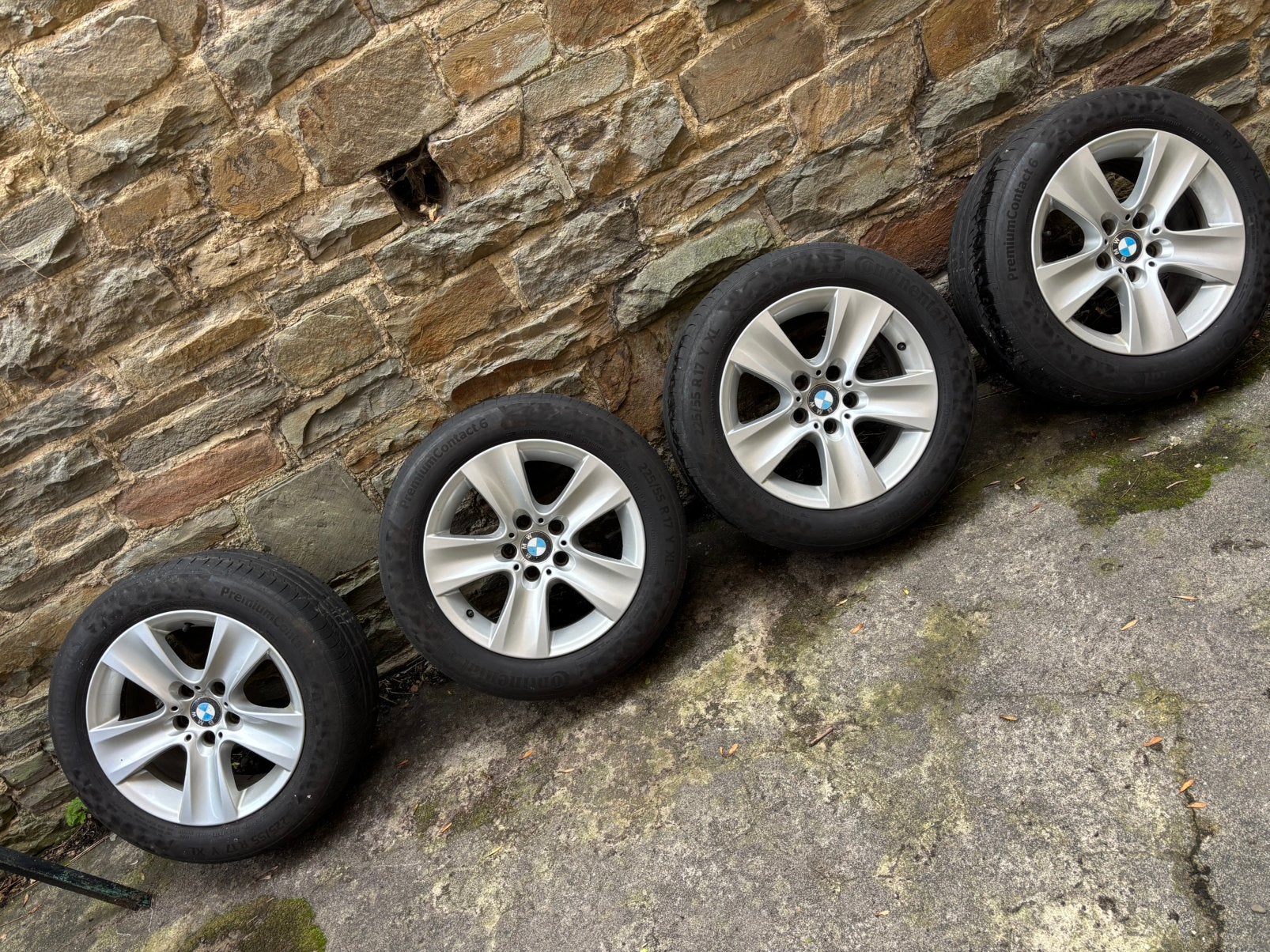 4 jante Bmw 5X120, Pneus et Jantes, Pneus été, 17 pouces, Enlèvement